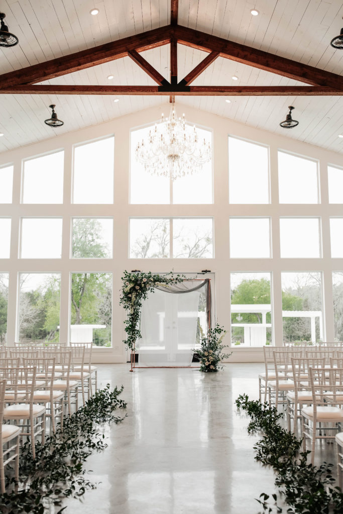 White Barn Wedding featuring Dallas Event Florist