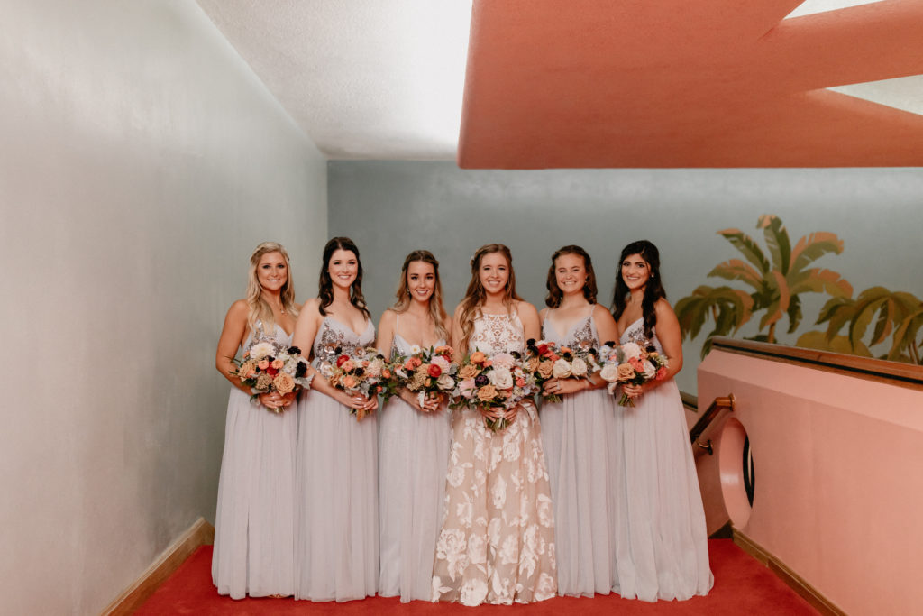 The Boggs funky Ft. Worth wedding floral