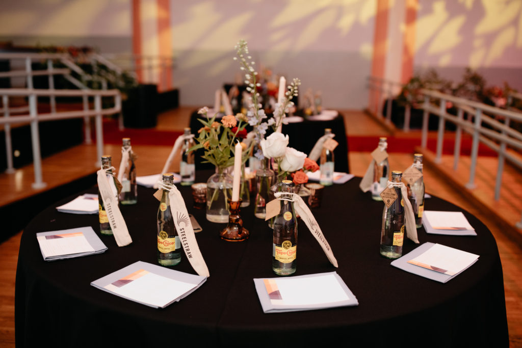 topo chico and flowers for ft. worth wedding