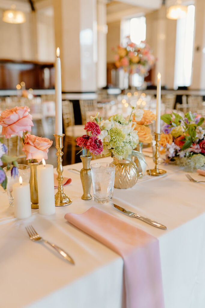 Candle Tablescape Variation by The Floral Eclectic